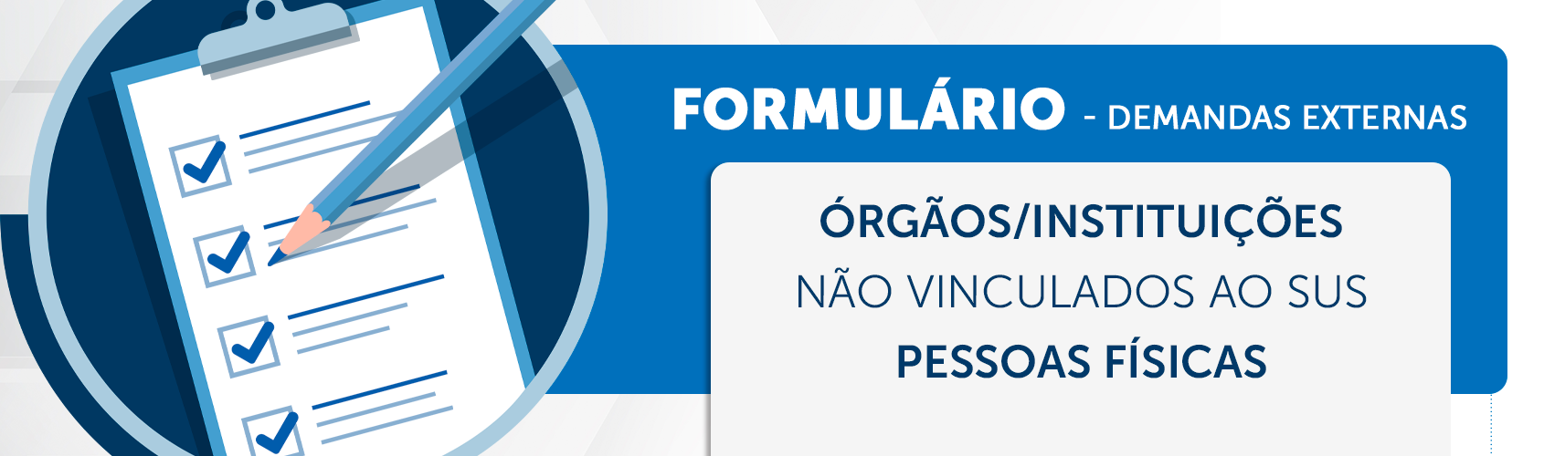 Banner Formulario Demandasexternas Comiss O Nacional De Incorpora O