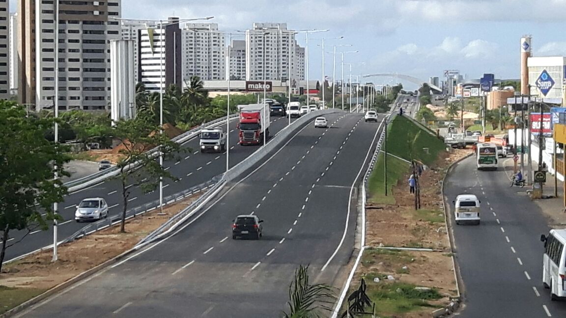 Dnit Libera Tr Fego Do Viaduto De Ne Polis Em Natal Rn Departamento