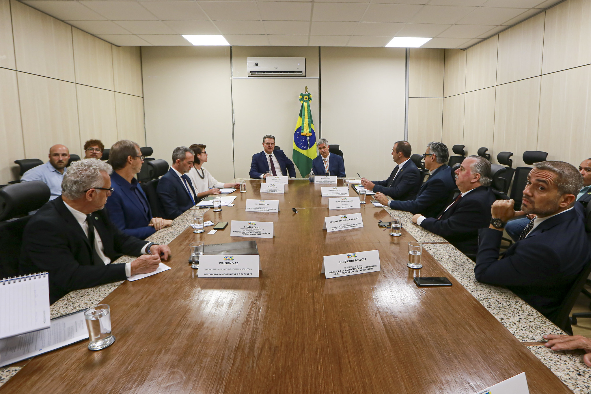 Governo Recebe Representantes Do Setor Produtivo De Arroz Minist Rio