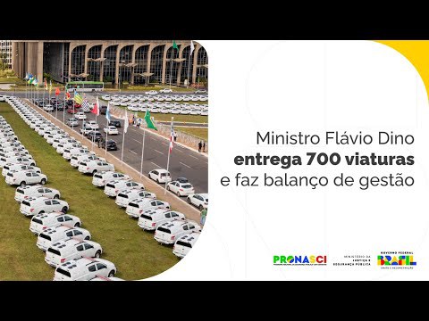 Ministro Fl Vio Dino Entrega Viaturas E Faz Balan O De Gest O