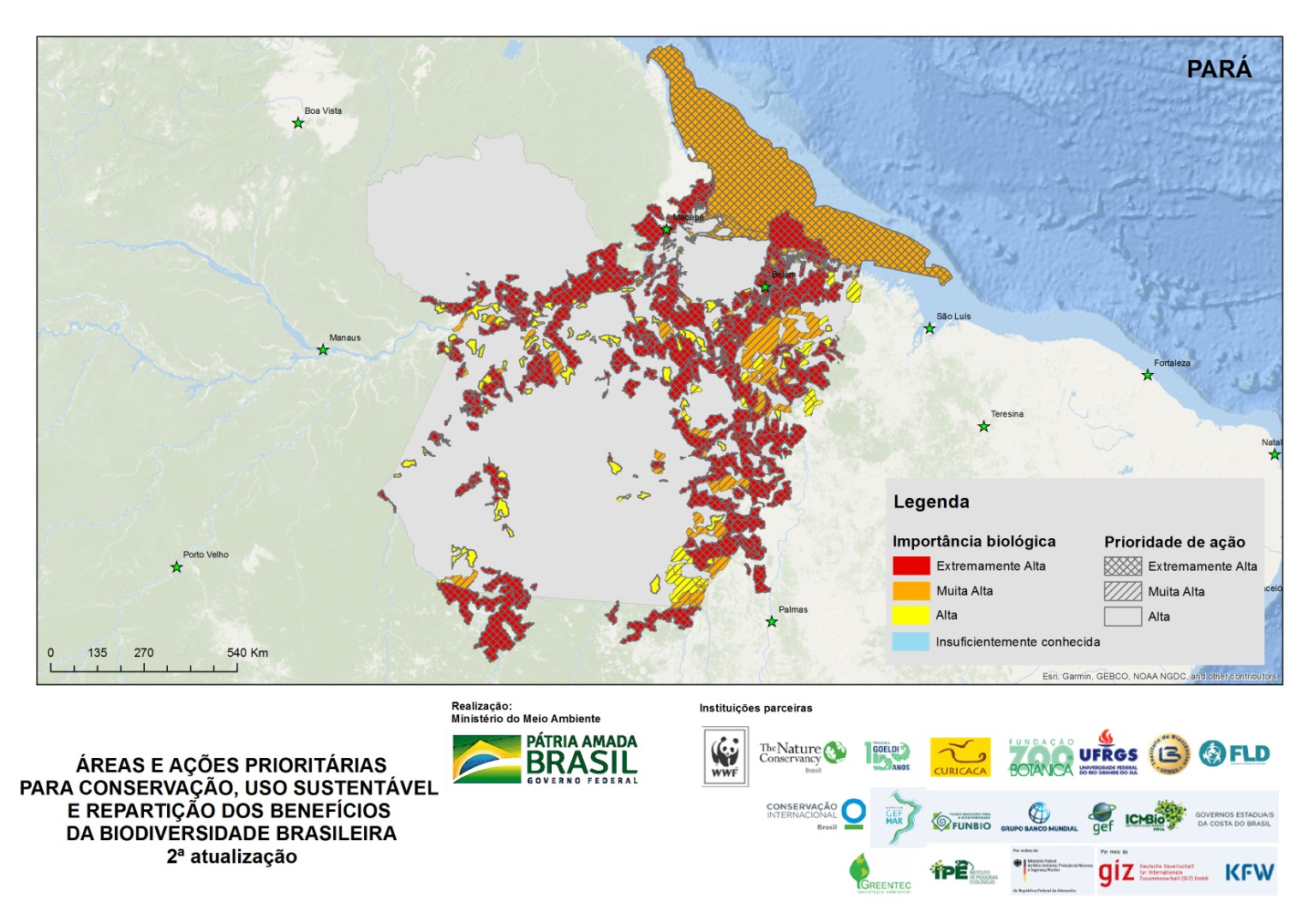 Atualiza O Das Reas Priorit Rias Para Conserva O Da