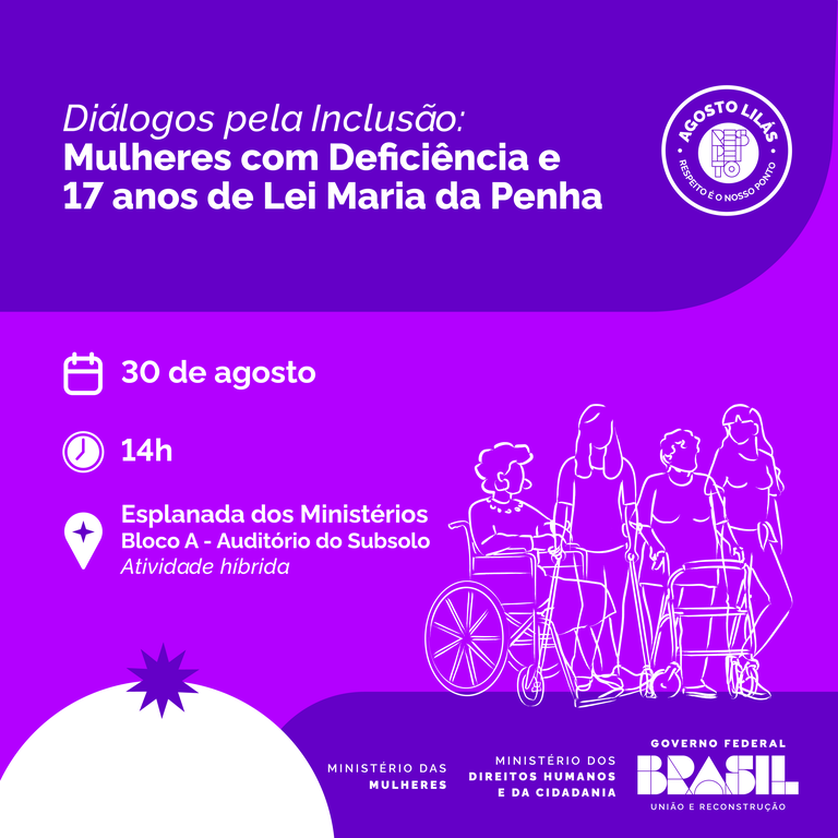 Diálogos pela Inclusão evento promove escuta de mulheres