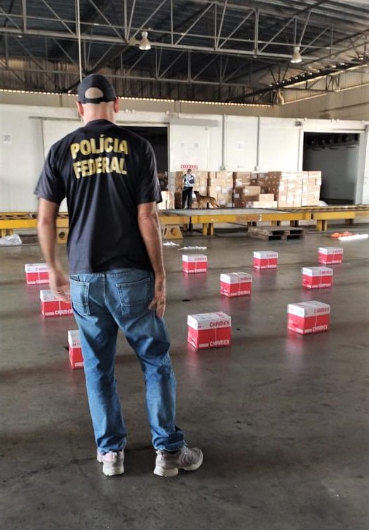 PF apreende 105kg de cocaína no Terminal de Cargas do Aeroporto de