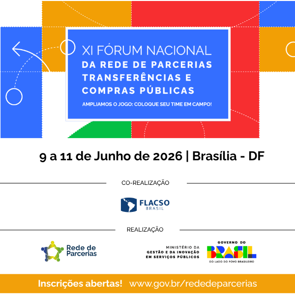 Card que mostra as informações sobre o PARCOM 2026