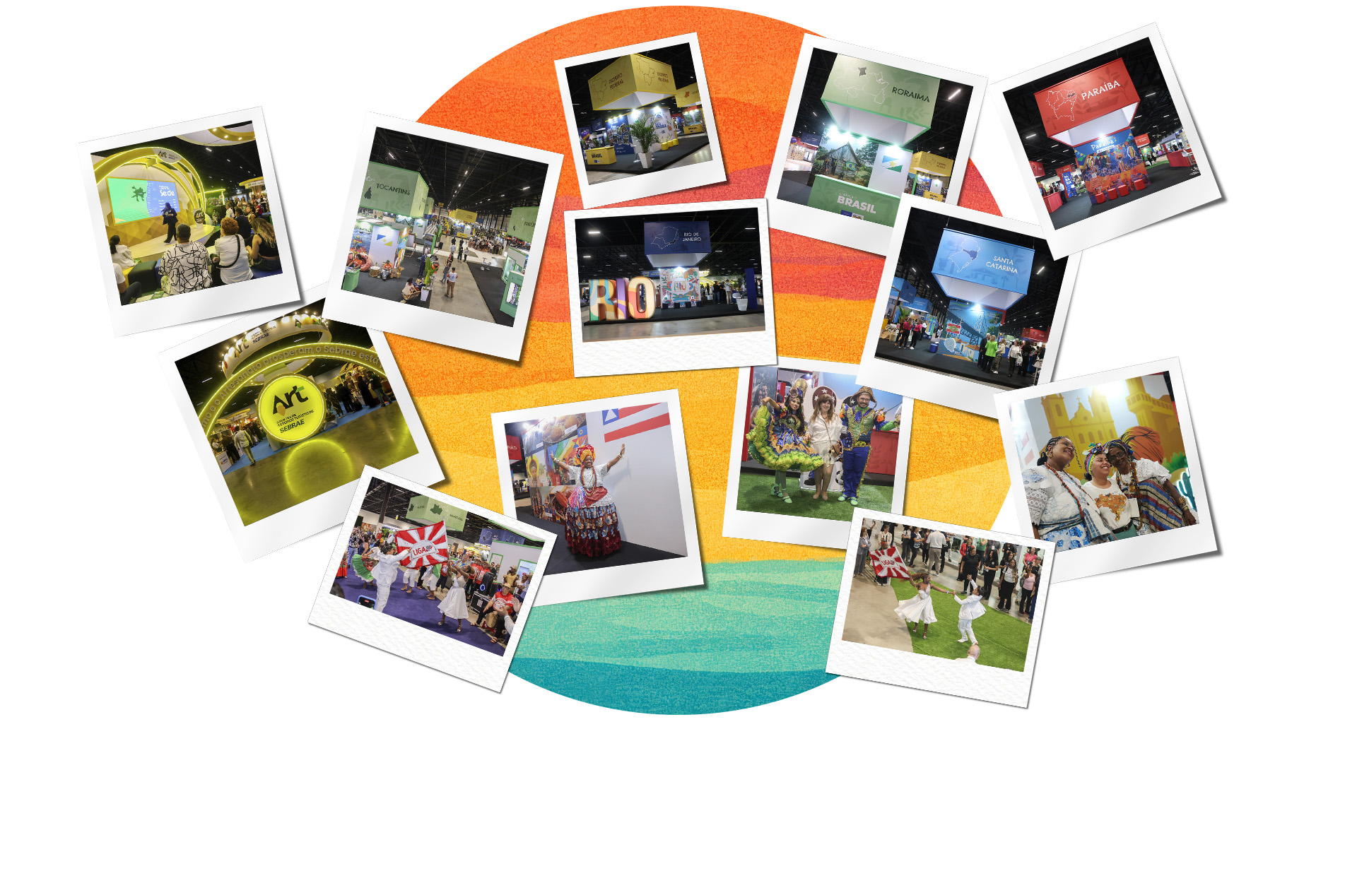 Fotos de edicoes anteriores do Salao do Turismo