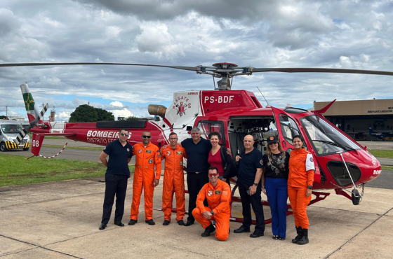 Bombeiros do Uruguai realizam intercâmbio em Brasília