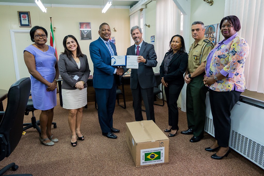 Brasil contribui para prevenção de AIDS e DSTs no Suriname.JPEG