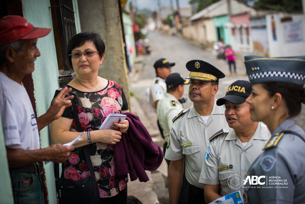 Brasil e Japão encerram fase piloto de projeto para fortalecimento da Polícia Comunitária na Guatemala.JPEG