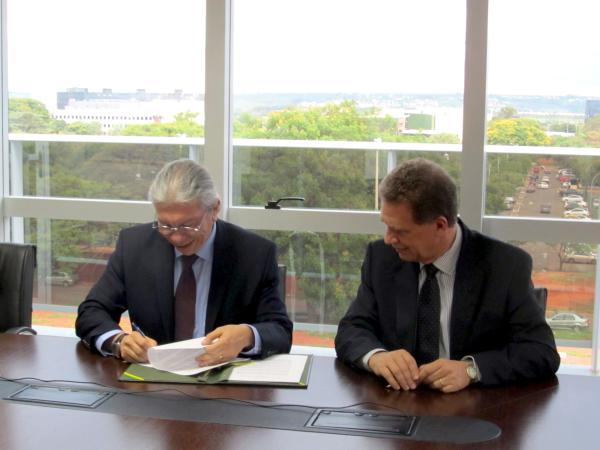 Diretor da Agência Peruana de Cooperação Internacional (APCI) visita a Agência Brasileira de Cooperação (ABC).JPEG