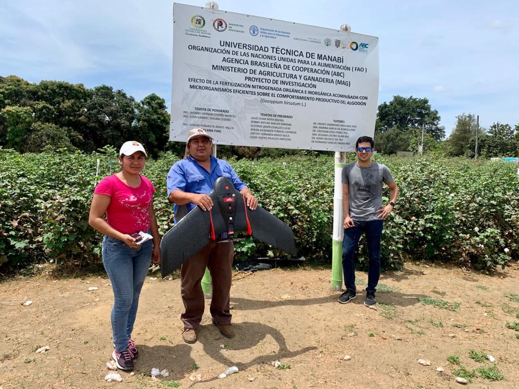 A pesquisa com uso de drones é apoiada pelo projeto.JPEG