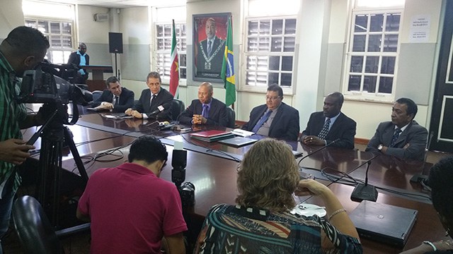 Missão multidisciplinar a Paramaribo institui o Grupo de Trabalho de Cooperação Técnica Brasil – Suriname.JPEG