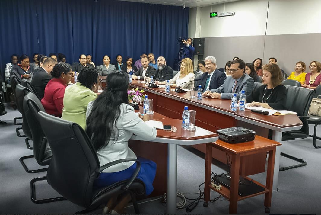 Reunião de monitoramento avalia 15 projetos do acordo bilateral entre Brasil e Suriname.JPEG