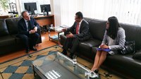 Visita do Vice-Ministro de Cooperação para o Desenvolvimento de El Salvador