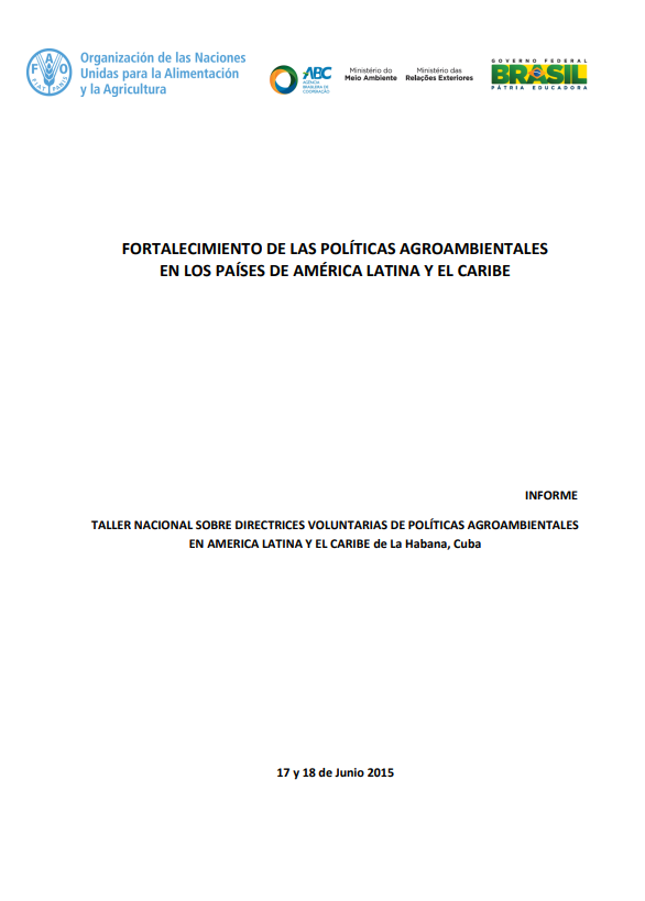 Informe del Taller Nacional de Cuba sobre Directrices Voluntarias de Políticas Agroambientales en América Latina y el Caribe.png