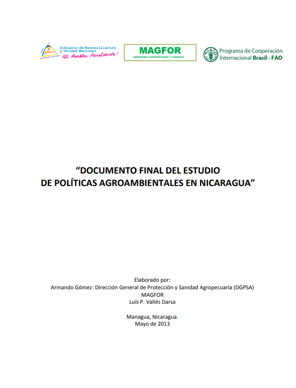 Estudio de Políticas Agroambientales en Nicaragua