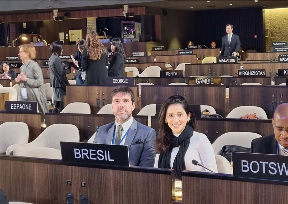 A presidente Adriana Taboza e o Coordenador-Geral da ABCD, Anthony Moreira, participaram como representantes do Brasil na COP9