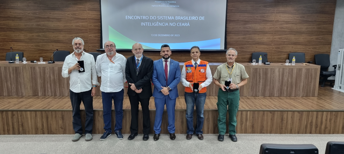 Integrantes do painel sobre mudanças climáticas no Ceará