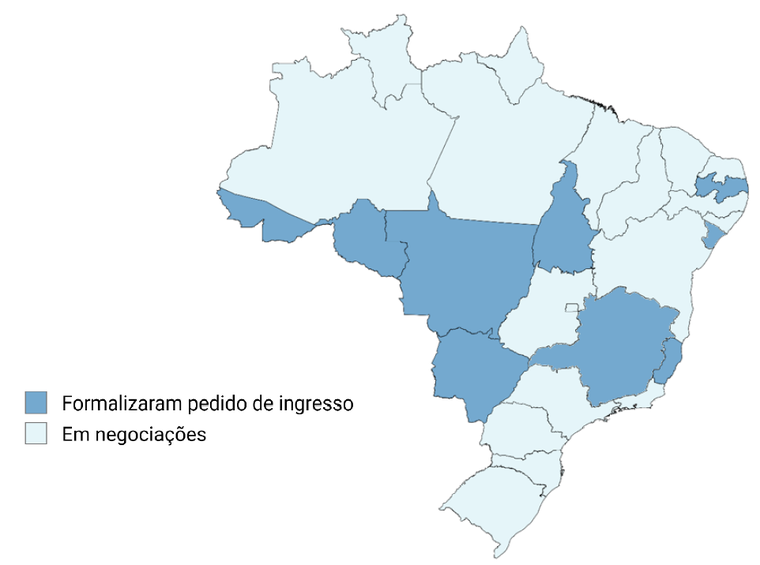 Nove Unidades da Federação já solicitaram formalmente pedido de ingresso ao Sisbin