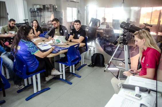 Professores participaram de atividades práticas