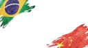 Bandeira China e Brasil