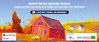 Avaliação de risco e precificação do prêmio do seguro rural serão tema de videoconferência do Mapa