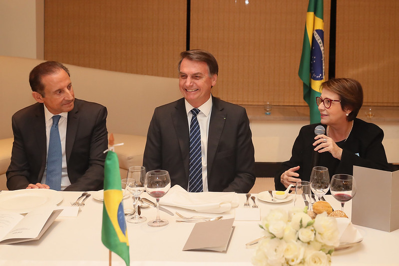 Ministra Tereza Cristina integra comitiva do presidente Jair Bolsonaro na China