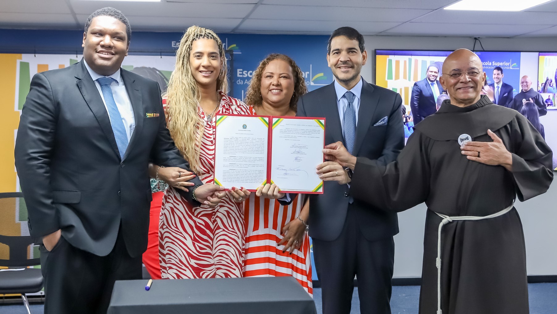 Evento faz parte de acordo celebrado com a ONG Educafro e inclui a criação de fundo para combater discriminação racial