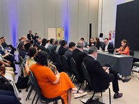 Agência apresenta Pacto pela Governança da Água em reunião do Fórum Nacional de Órgãos Gestores das Águas em Foz do Iguaçu (PR)