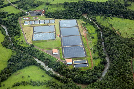 Estação de Tratamento de Esgoto Uberaba (ETE Uberaba) em Uberaba (MG)