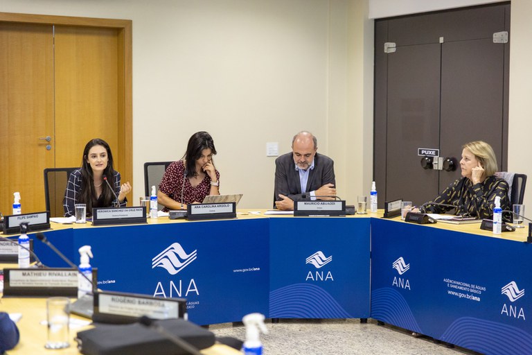 Diretoria Colegiada da ANA recebe representantes da Embaixada da França