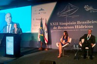 ANA participa do XXII Simpósio Brasileiro de Recursos Hídricos