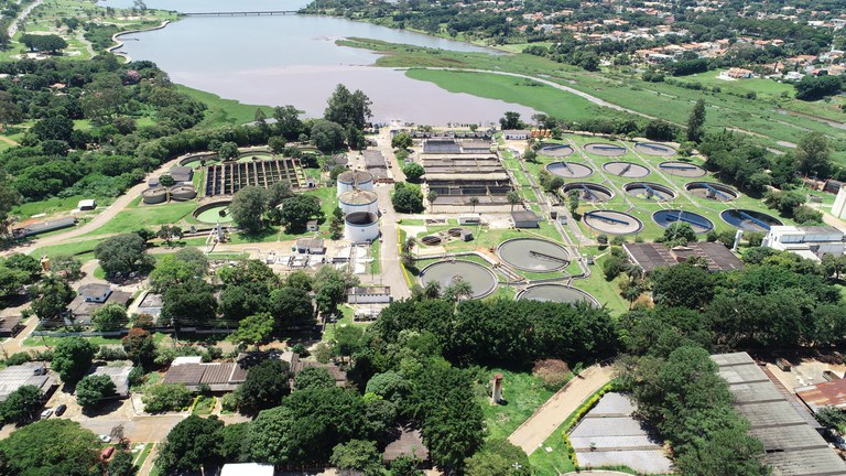 Estação de Tratamento de Esgotos Brasília Sul ETE Brasília Sul 1.JPG