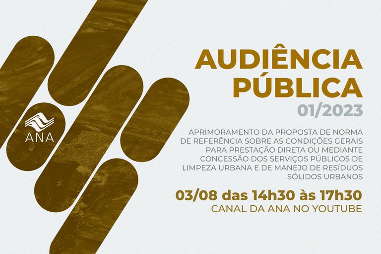 Informações sobre a Audiência Pública nº 01/2023