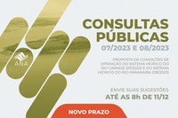 Consultas públicas sobre condições de operação dos sistemas hídricos dos rios Grande e Paranaíba entram no último mês para recebimento de sugestões