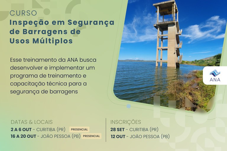 Informações sobre as turmas de Curitiba (PR) e João Pessoa (PB) do curso