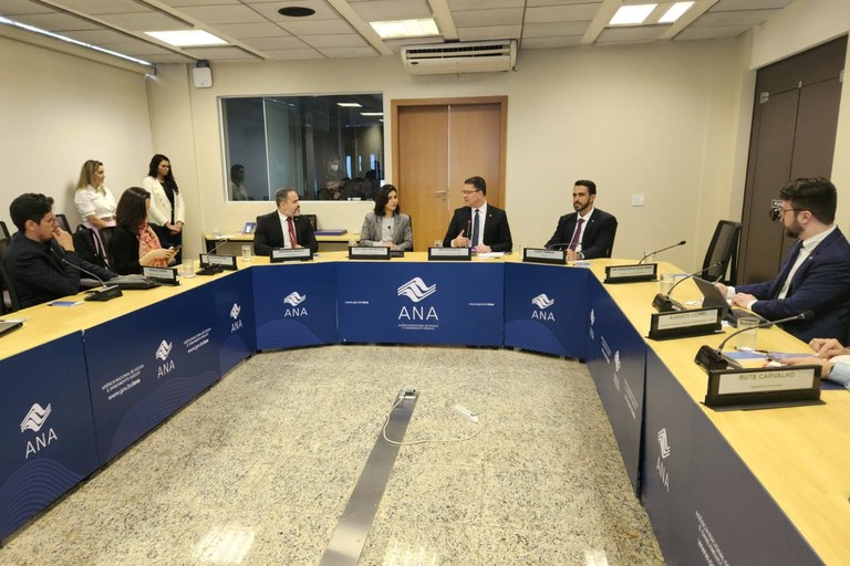 Reunião da Diretoria Colegiada da ANA com o governador de Rondônia, Marcos Rocha