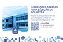 QR Code com informações e link para a Chamada Pública ANA/CNPq/ nº 01/2024