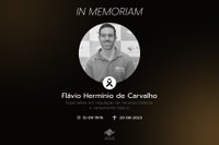 Nota de falecimento – Flávio Hermínio de Carvalho