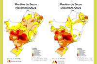 Seca fica mais branda em 15 estados, mais severa em três e estável em outras duas unidades da Federação em dezembro