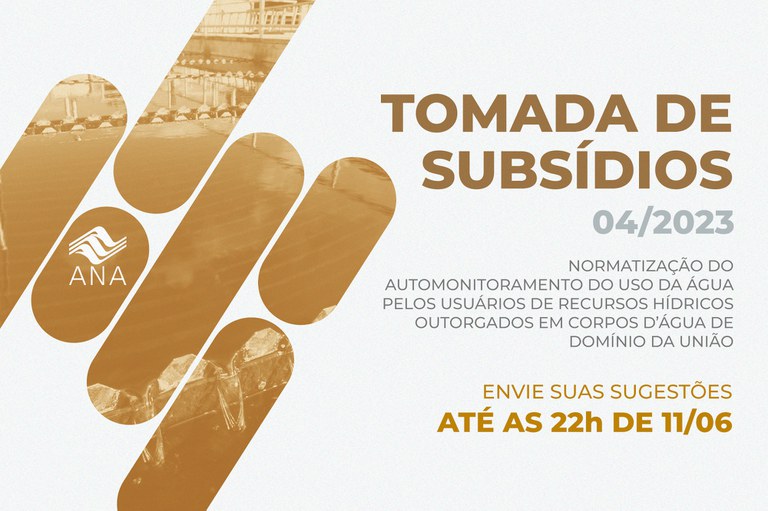 Informações sobre a Tomada de Subsídios nº 04/2023