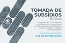 Informações sobre a Tomada de Subsídios nº 03/2022