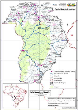 MAPA PARAGUAI