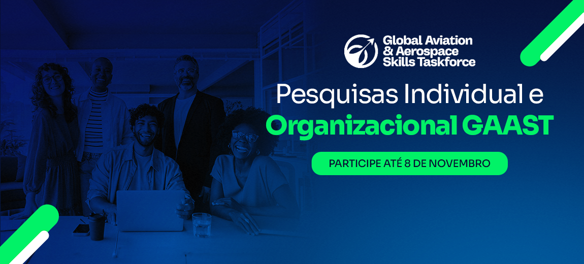 Participe das pesquisas sobre o futuro da força de trabalho na aviação