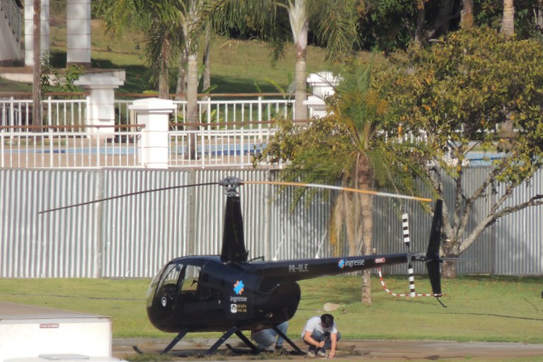 Aeronave interdita aeronave em Goiânia