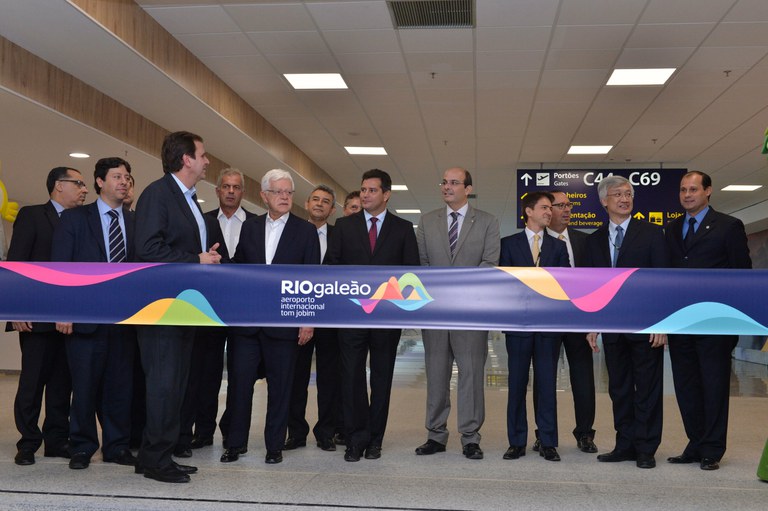 Inauguração do novo pier do Aeroporto do Galeão