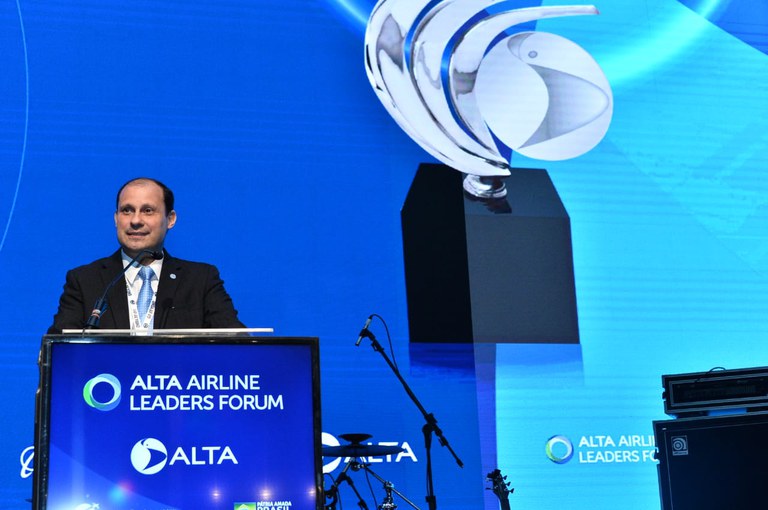 Diretor-Presidente da ANAC, José Ricardo Botelho, na abertura do ALTA Airline Leader Forum em Brasília.jpeg