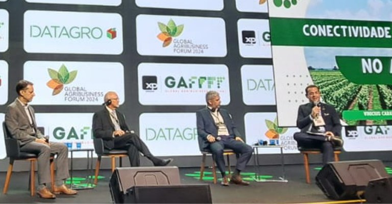 Painel “Agricultura do Futuro: Tecnologia e Dados para Tomada de Decisões” no Global Agribusiness Forum 2024 (SP)