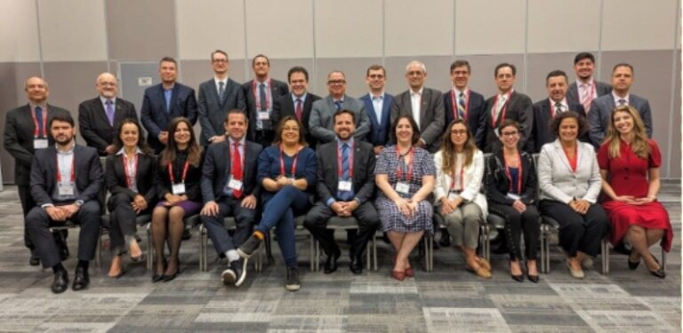 Foto da Delegação Brasileira na 42ª Reunião do Comitê Consultivo Permanente II - Radiocomunicações (CCP.II), da Comissão Interamericana de Comunicações (CITEL).