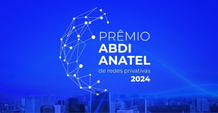 Logotipo Prêmio ABDI e Anatel de Redes Privativas 2024