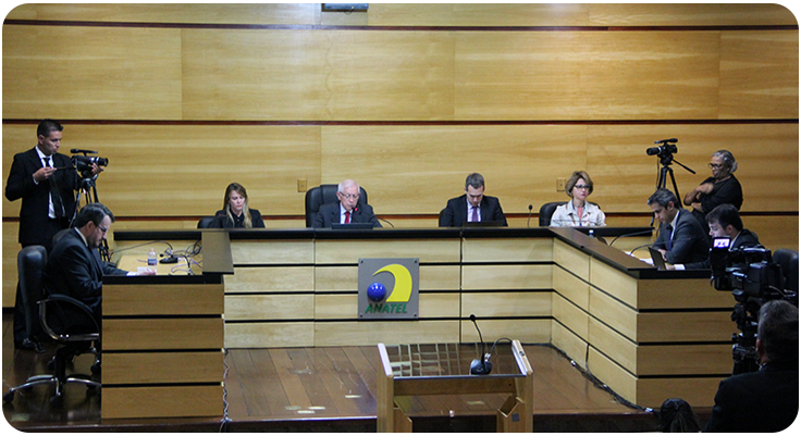 Foto da reunião do Conselho Diretor da Anatel